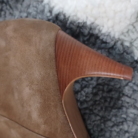 Dolce Vita Boots | NEW Women's Dee Brown 6-6.5 Suede Kitten-Heel Ankle Booties - Picture 14 of 16